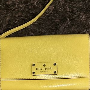 Kate Spade yellow small crossbody
